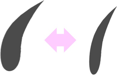 脱毛　太い毛　細い毛　比較